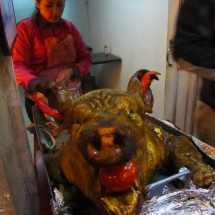 Pork in Otavalo - delicious!